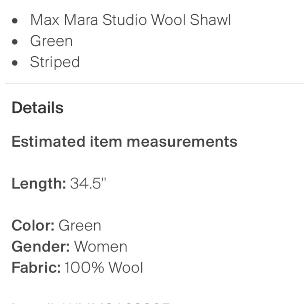 MAX MARA Outlander Tartan Plaid Hooded Ruana Cape Olive Green Fringe M Like New! - Picture 14 of 14